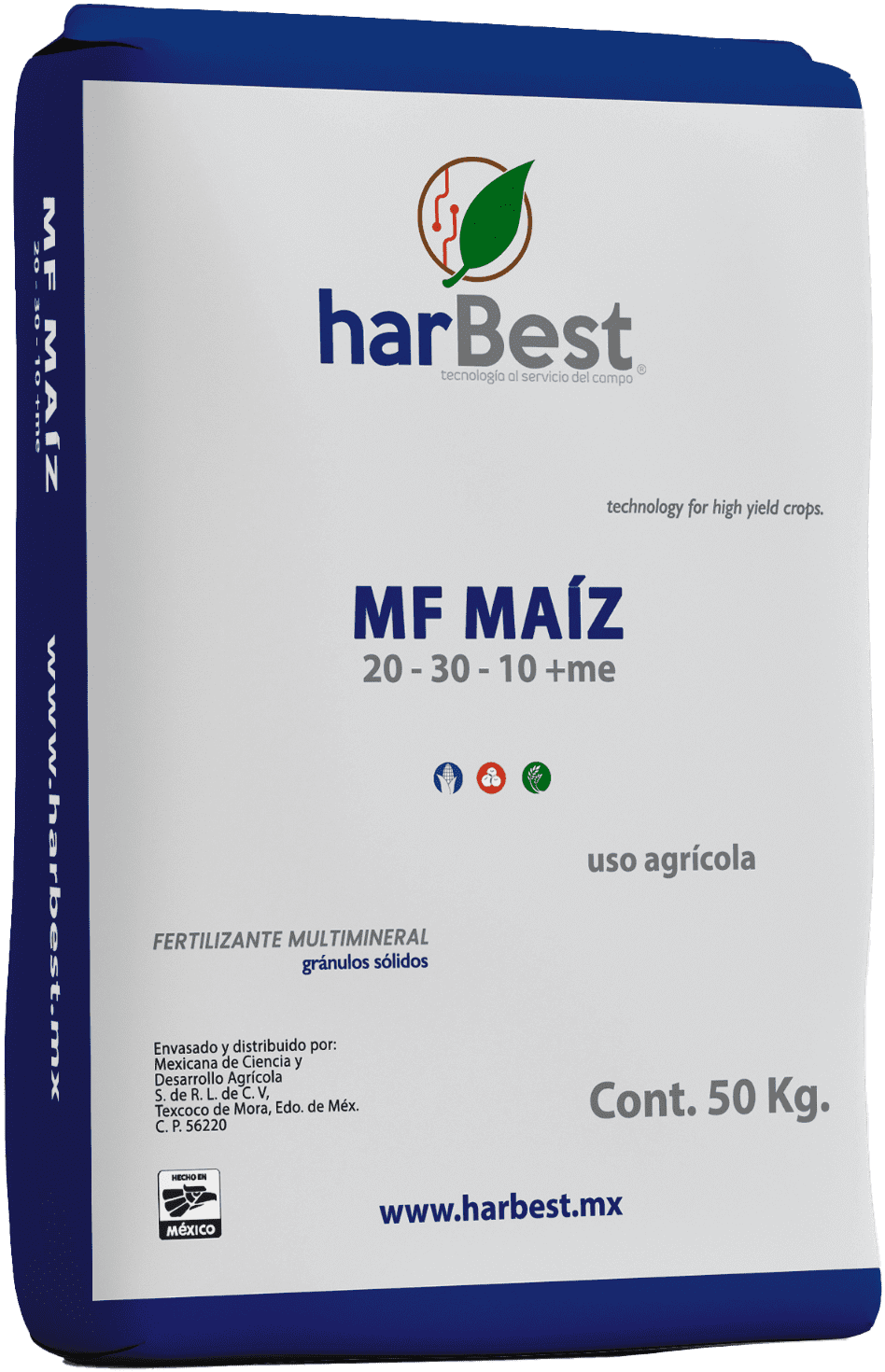 costal de mezcla física para maíz